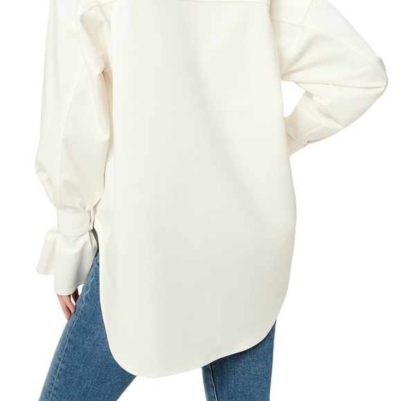 Good American High-Low Poplin Shirt - Picture 3 of 4